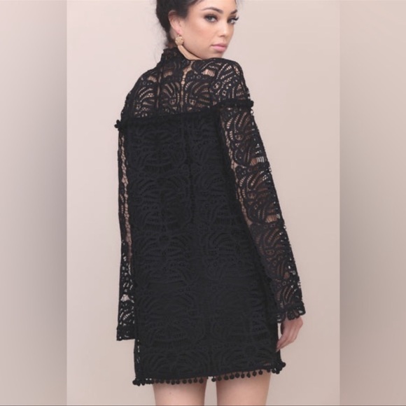 ✨HP✨Tularosa Matilda Black Lace Dress - Picture 2 of 5